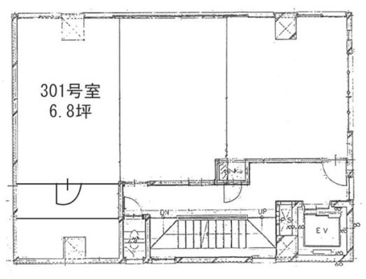 江夏ビル301 間取り図