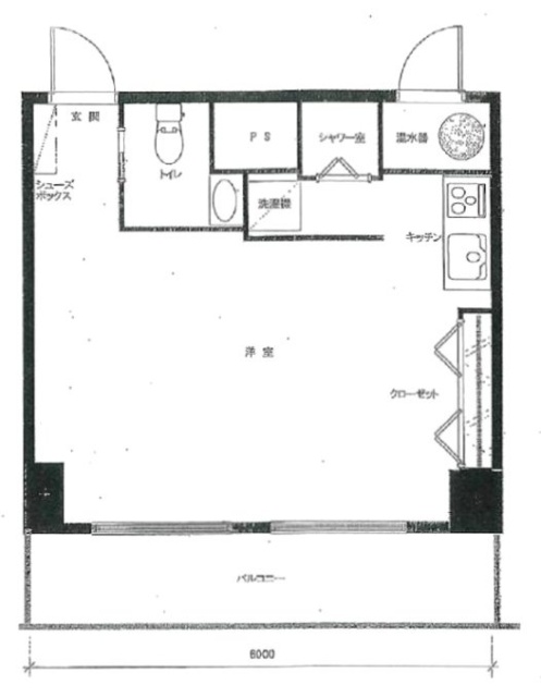 笹塚総榮ビル806 間取り図