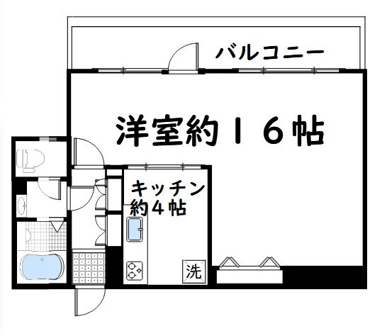 ペガサスステーションプラザ小岩810 間取り図