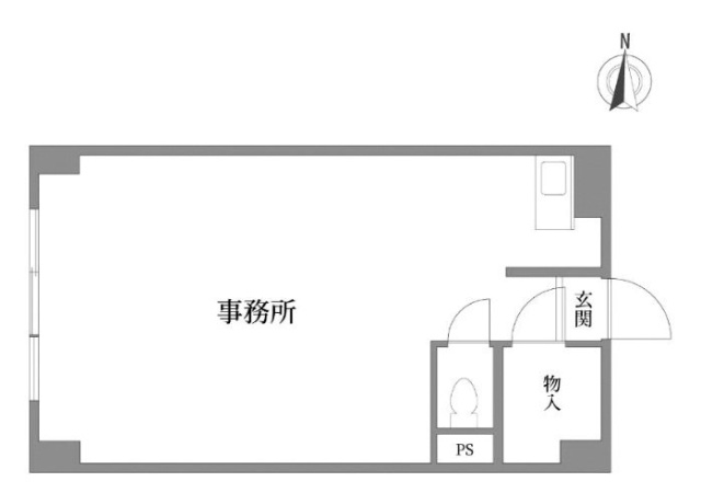 北品川フラワーホームビル103 間取り図