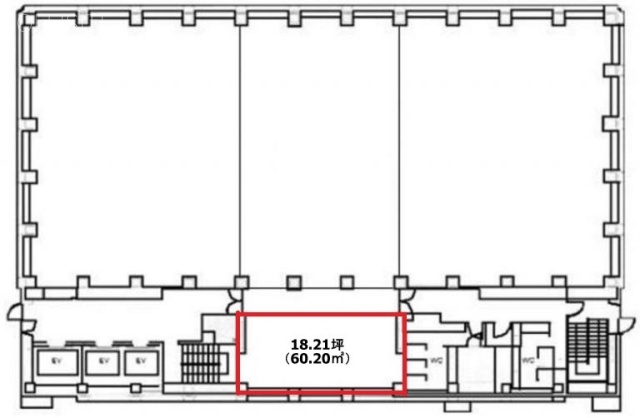 イタリア文化会館ビルD 間取り図