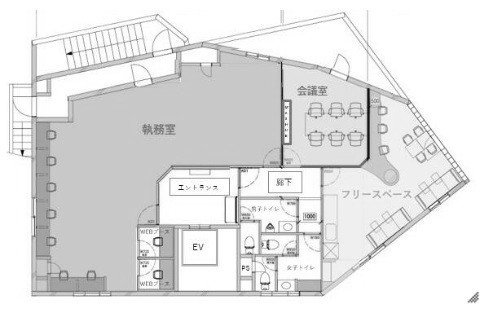 フラットフォービル5F 間取り図