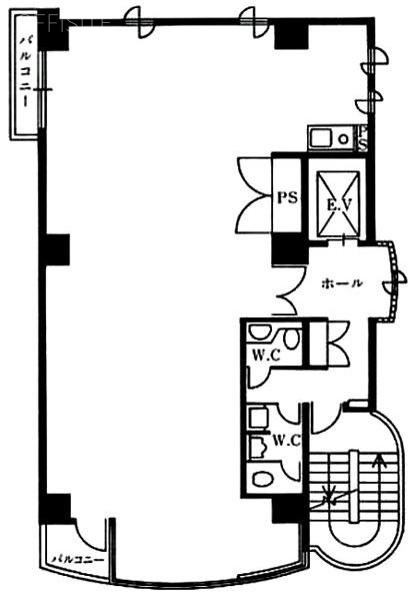 三辰(サンシン)ビル6F 間取り図