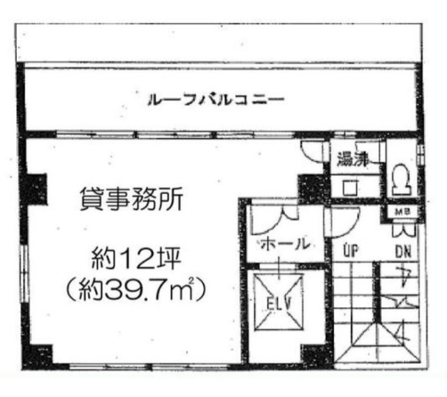 朝日ビル第35F 間取り図