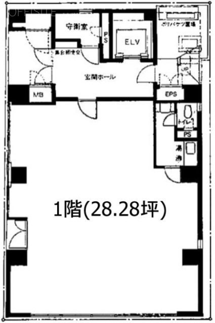 日本橋グレイスビル1F 間取り図