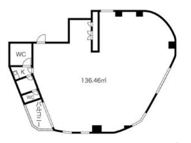 友成フォーサイトビル701 間取り図