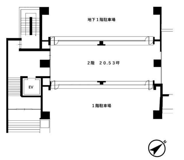 倉島渋谷ビル2F 間取り図
