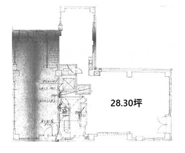 魚鉄ビル1F 間取り図