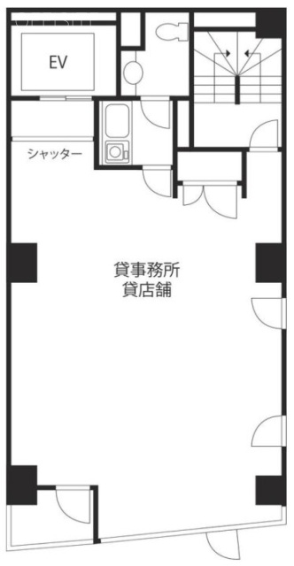 三治ビル5F 間取り図