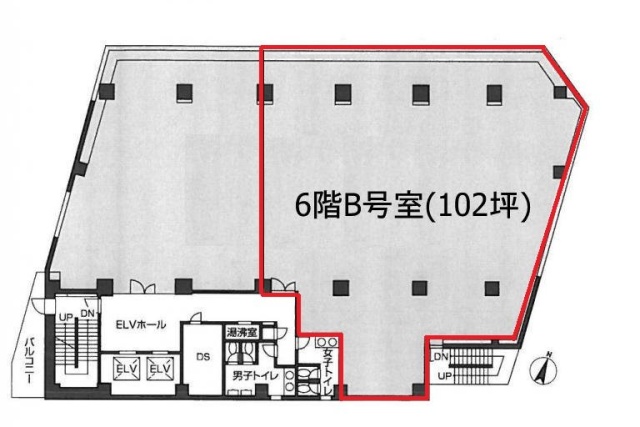 大河内ビルB 間取り図