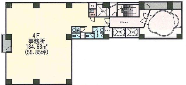 内神田東誠ビル4F 間取り図