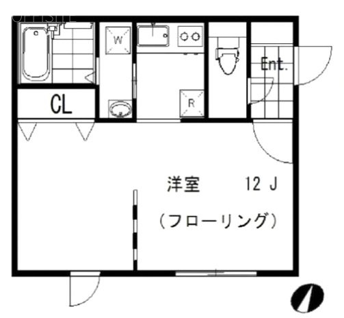 モデュロール赤坂303 間取り図