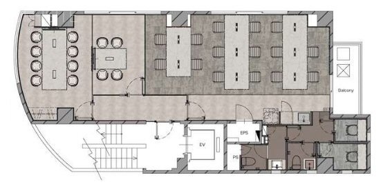 NOVEL WORK Shibakoen2F 間取り図