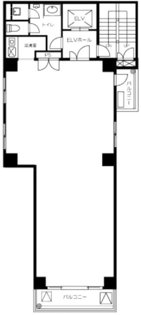 芝尾島ビル2F 間取り図