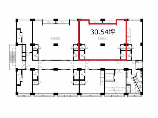 岡崎ビル609 間取り図