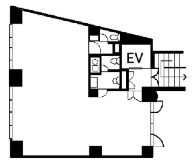 一番町笹田ビル3F 間取り図