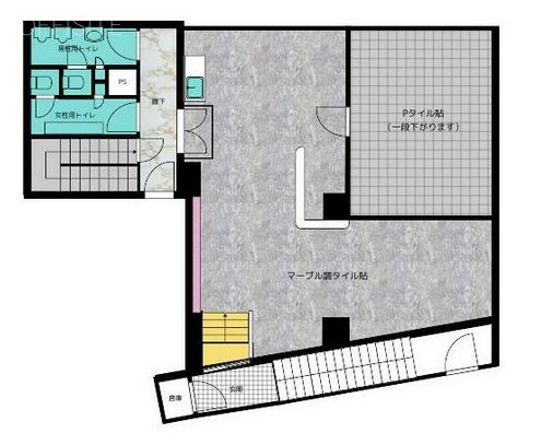 伊川ビルB1F 間取り図