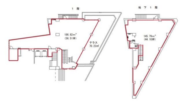 麻布偕成ビル101 間取り図