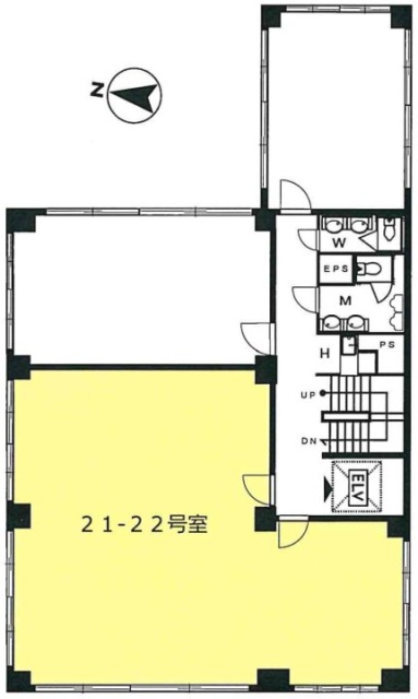 喜助内神田ビル21-22 間取り図