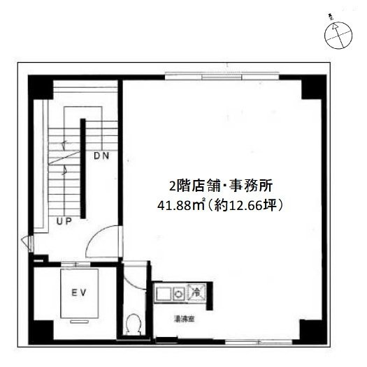 KNビル2F 間取り図