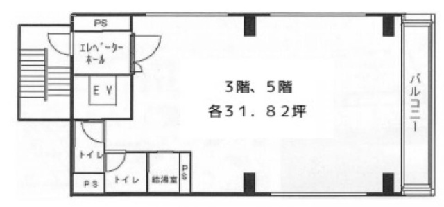 アクサンビル5F 間取り図