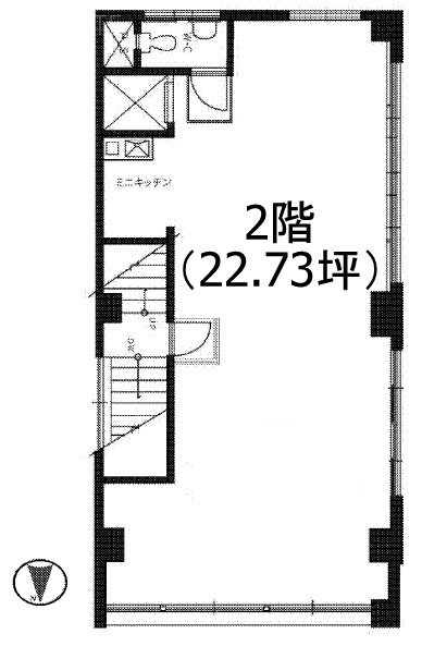 長谷川ビル2F 間取り図