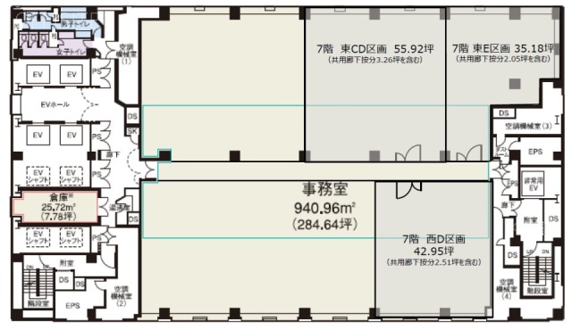 Tennozu Bay Tower西D 間取り図