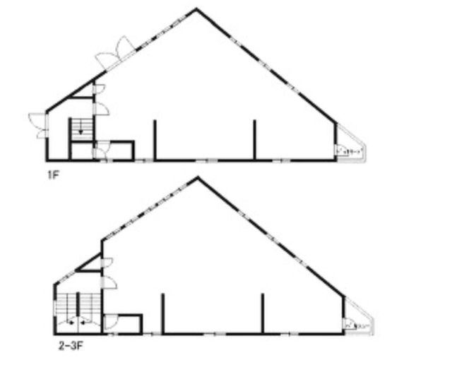町屋935(クミコ)ビル1F~3F 間取り図