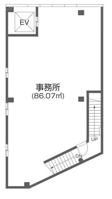 サンブライト上高田ビル3F 間取り図