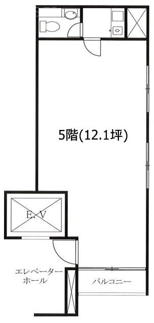 セントラル渋谷246ビル5F 間取り図