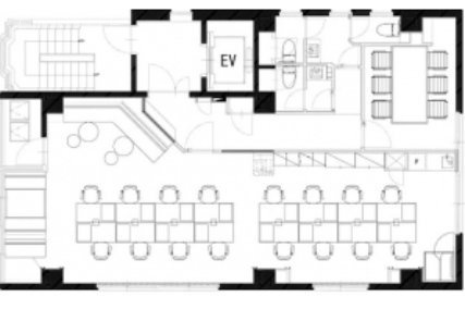 NOVEL WORK Jimbocho4F 間取り図