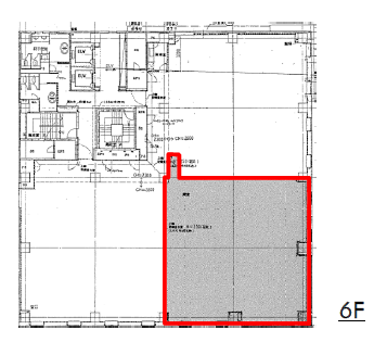GM大宮ビル6F 間取り図