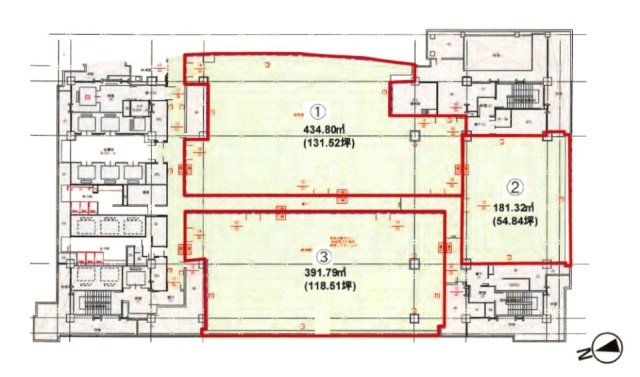 大成大手町ビル5F 間取り図
