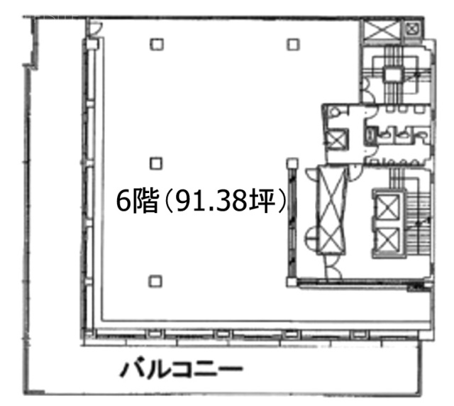 群馬ビル6F 間取り図