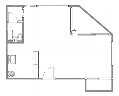 日本橋人形町HSビル301 間取り図