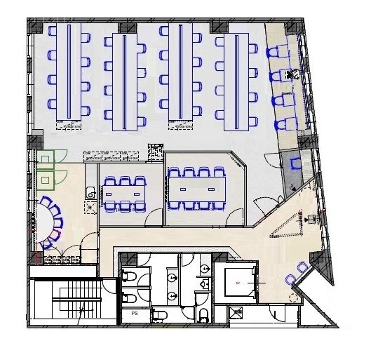 THE PORTAL 田町6F 間取り図