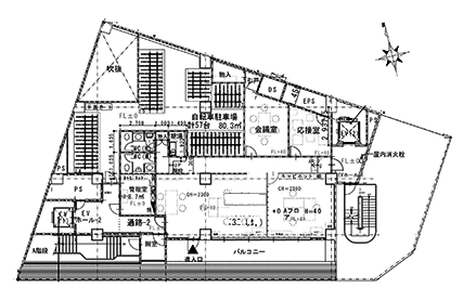 ラグーン池袋ビル8F 間取り図