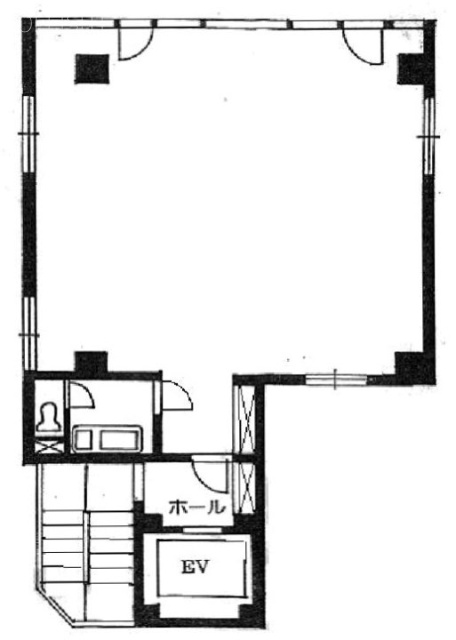 鈴武浅草橋駅前ビル2F 間取り図