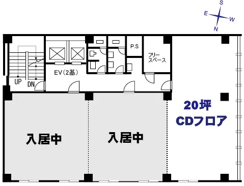 白王ビルCD 間取り図