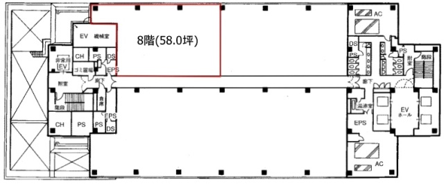 東京都健康プラザ(ハイジア)8F 間取り図