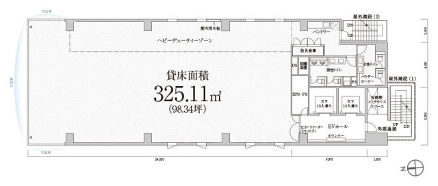 PMO浜松町Ⅱ4F 間取り図