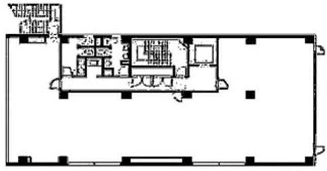 マニュライフプレイス横浜の基準階平面図