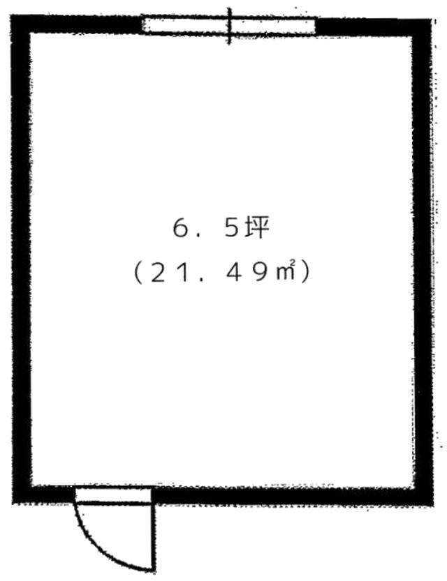 石川ビルの基準階平面図