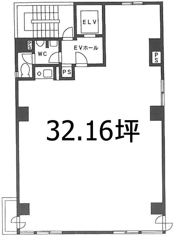 ＫＹＳ西新宿の基準階（2階～3階）
