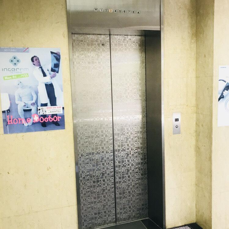 亀戸メディカルビルのエレベーター