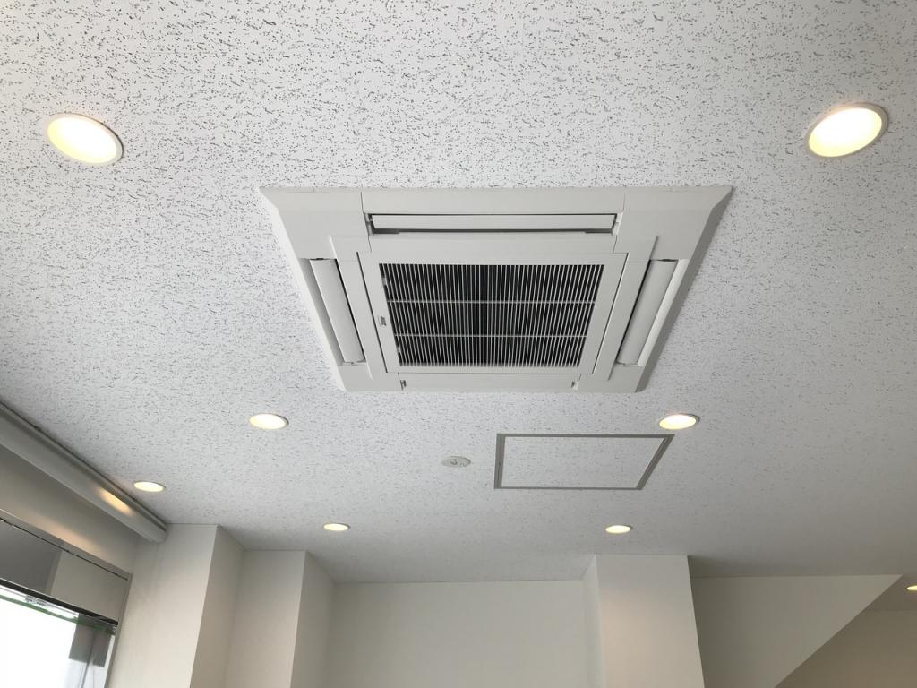 東京計量器中野坂上ビルの1階 空調設備