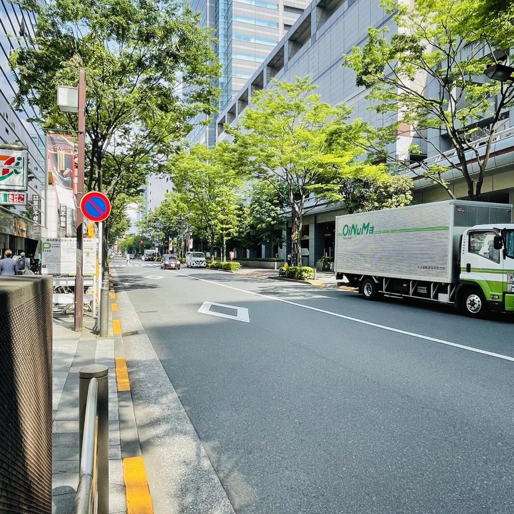 メゾンドール錦糸町ビルの前面道路