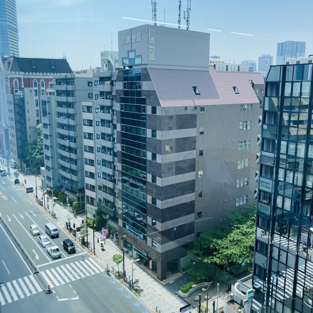 ＫＤＸ三田ビルの9階　眺望