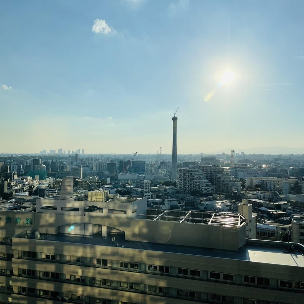恵比寿ガーデンプレイスタワーのEF区画（840.17坪）眺望