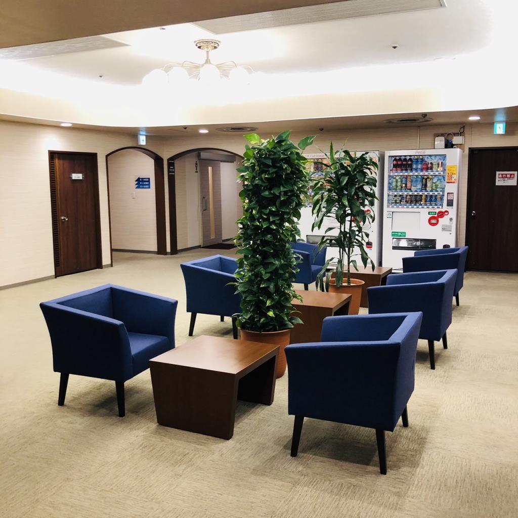 赤坂オフィスハイツのラウンジスペース